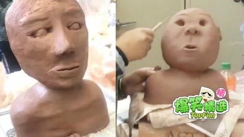 爆笑精选 把自己雕塑成这个鸟样？美术生确实够任性！