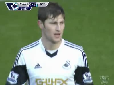 英格兰足球超级联赛 13-14赛季第22轮 斯旺西VS热刺