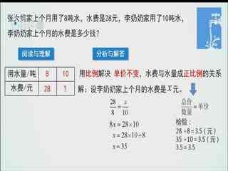 名师公开课 《用比例解决问题《一》》授课教师：刘懿剑