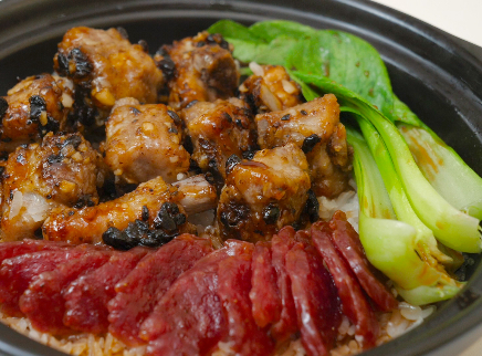 教你自己在家做排骨煲仔饭