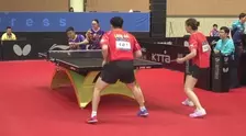 2023亚洲乒乓球锦标赛 混双1/8决赛 梁靖崑/钱天一VS米安达尔/蒙克巴特