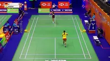 2023中国香港羽毛球公开赛 女单32强赛 李怡逢VS阿卡尔西 海报