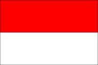 印度尼西亚国旗简笔画图片