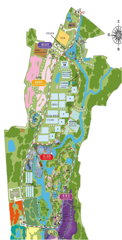 汤山翠谷园区布局