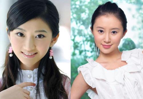 景甜舒畅pk谁更美?看新旧照片对比都越长越漂亮