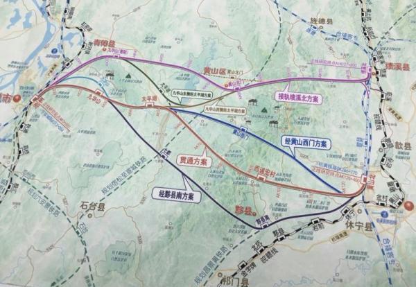 安徽绩溪和黄山争取池黄高铁:都想成为枢纽,带动当地旅游