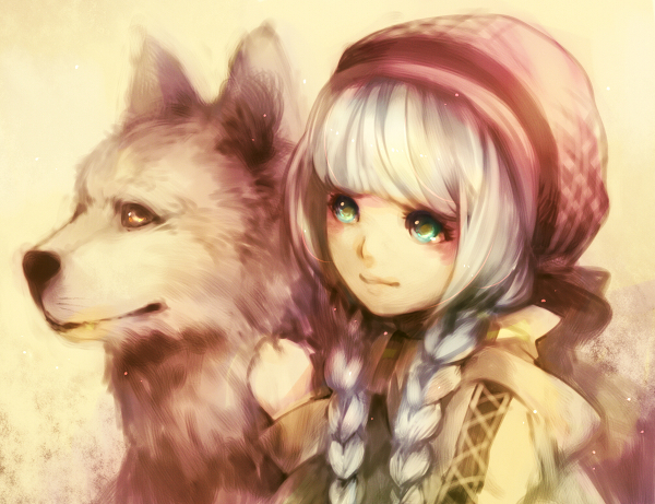 有一个小女孩和一只狼的动漫是什么