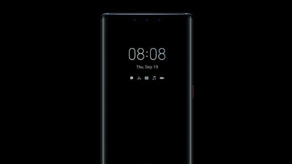 告别黑乎乎一片华为mate30系列息屏后感受下多彩aod太帅