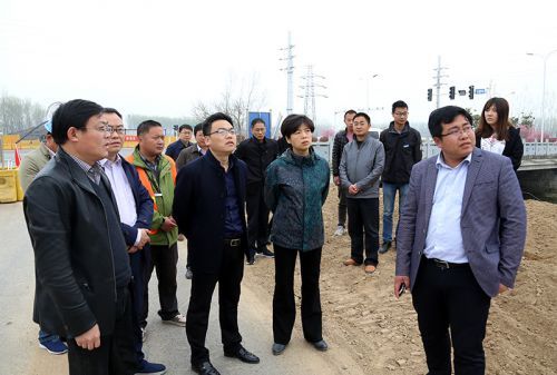 刘海红调研幸福大道重点项目建设-北京时间