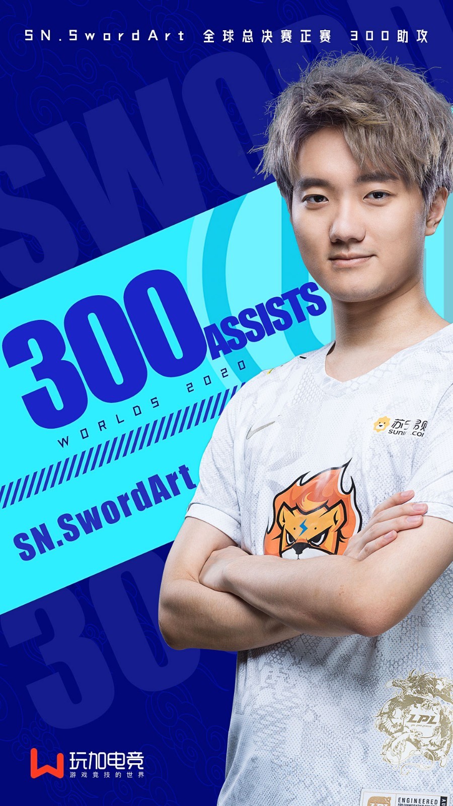 [里程碑] swordart达成全球总决赛正赛300助攻-360