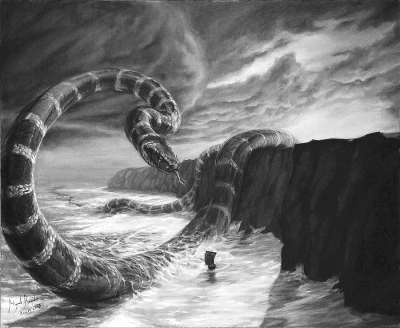 北欧神话     1 记载描述 根据冰岛史诗《埃达》的记载,耶梦加得是一
