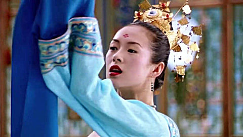 十面埋伏:章子怡扮盲女跳水袖舞,这段倾城倾国,太惊艳了