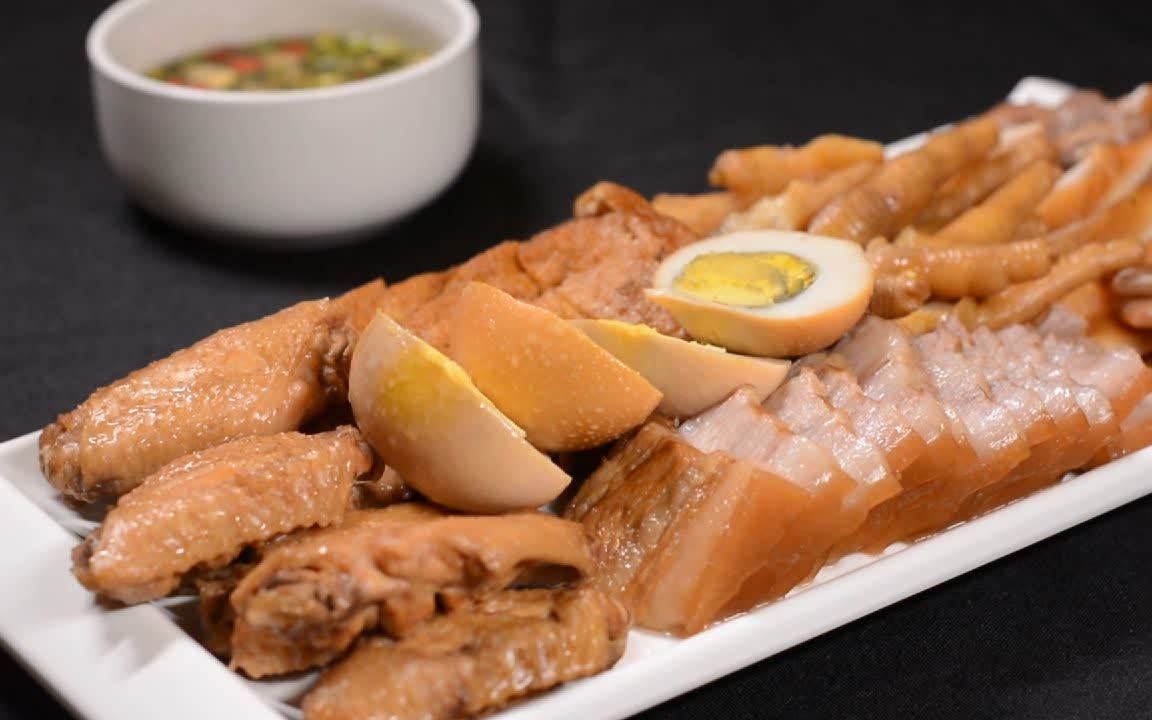 潮州卤水拼盘完整食谱,一学就会,食材多多真诱人