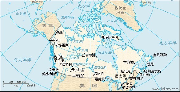 加拿大温尼伯地理位置图片