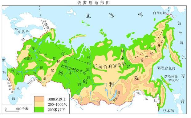 鄂毕河,叶尼塞河 和勒拿河发源于西伯利亚南部山地